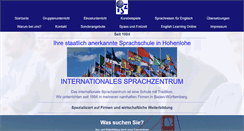 Desktop Screenshot of internationales-sprachzentrum.com