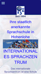 Mobile Screenshot of internationales-sprachzentrum.com